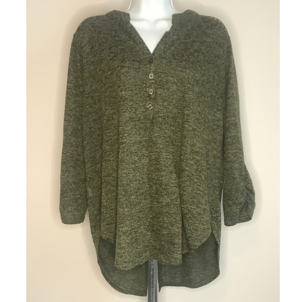 NO BOUNDARIES GREEN XL(15-17) TOP